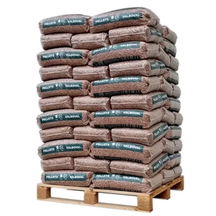 Granulés de Bois Français Valboval Premium – Palette 975kg (65 sacs)